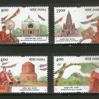 India 2002 Buddha Mahotsav - Sarnath Mahaparinirvan Temple Buddhism Phila-1891-4 MNH