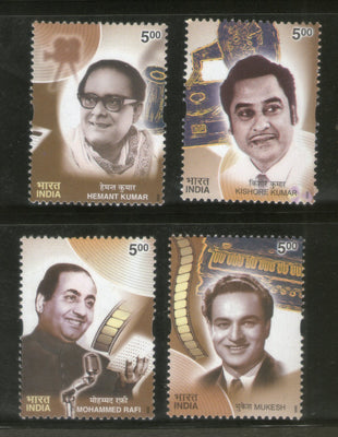 India 2003 Golden Voices of Yesterday Singers Cinema Film Music Phila-1971a MNH