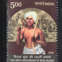 India 2024 Birth Anniversary of Birsa Munda 1v MNH