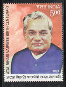 India 2024 Atal Bihari Vajpayee Birth Centenary 1v MNH