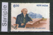 India 1993 William Carey Phila-1364 Used Stamp