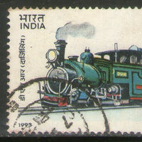 India 1993 Mountain Locomotives Phila-1372 Used Stamp