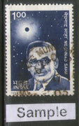 India 1993 Meghnad Saha Phila-1392 Used Stamp