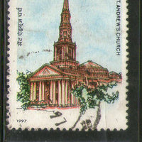 India 1997 St. Andrew's Church Phila-1526 Used Stamp