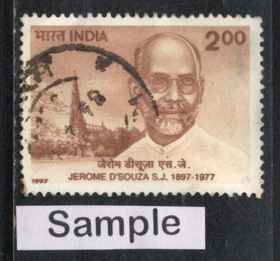 India 1997 Jerome D'souza Phila-1596 Used Stamp