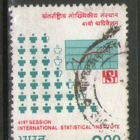 India 1977 International Statistical Institute Phila-745 Used Stamp