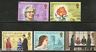 Guernsey 1984 Biogrphical Scenes Dame of Sark Rose Royal Visit Sc 274-78 MNH