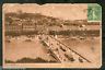 France 1919 LYON River Bridge Tramways View Card to India as per Scan