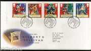 Great Britain 1992 Yeoman Guard by Gilbert & Sulliva Comic Writer 5v FDC # F59