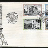 South West Africa 1981 Historic buildings Railway Station Sc 520-23 FDC # 16124