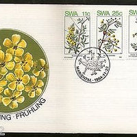 South West Africa 1984 Spring Flowers Plant Tree Flora Sc 532-35 FDC # 16049