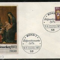 Germany 1972 Religious Painting Art Sc 1090 Profile Cachet FDC # 13145