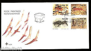 South Africa 1984 Bloukrans River Bridge Architecture Sc 634-37 FDC # 16187