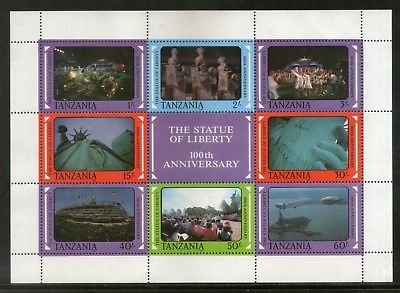 Tanzania 1988 The Statue of Libery Centenary United States Architect MNH # 9110
