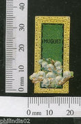 India 1950's Muguet Flowers French Print Vintage Perfume Label Multi-Colour 2740