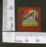 India Vintage Trade Label Fancy Boquet Essential Oil Label # 3294