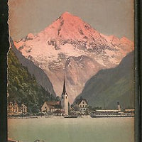 Switzerland 1908 Flüelen Mount Bristenstock Lake Mountain Used View Post Card