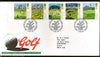 Great Britain 1994 Golf Courses St. Andrews Carnoustie Sports 5v FDC # F79