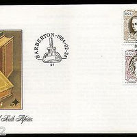 South Africa 1984 English Writers Liberary Heritage Books Sc 626-29 FDC # 16148