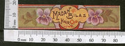 India 1950's Madan Bilas Hair Oil Vintage Perfume Label Multi-Colour # 2838