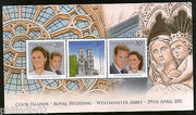 Cook Islands 2011 William & Kete Middleton Royal Wedding M/s Sc 1366a MNH #16482