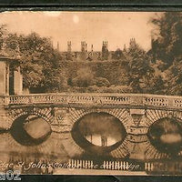 Great Britain 1936 Cambridge St. John's College Frith's View Post Card Used # 46