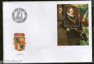 Liechtenstein 2008 King Karl l Famous People Royalty Coat of Arms FDC # 8009