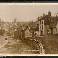 Great Britain 1935 Old and New Woodstock Tuck's View Post Card Used # 1454-33