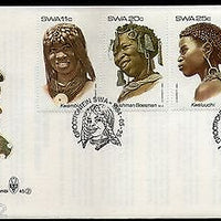 South West Africa 1984 Women Headdress Culture Sc 524-27 FDC # 16372