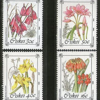 Ciskei 1988 Endangered & Protected Plant Species Trees Flora Sc 118-21 MNH #4274