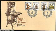 Bophuthatswana 1982 History of Telephones Science Telecom Sc 92-95 FDC # 16084