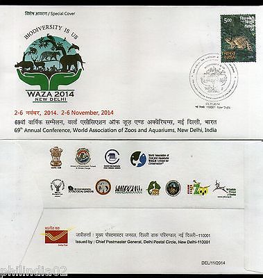 India 2014 World Association of Zoos & Aquariums Biodiversity Sp. Cover #18238C