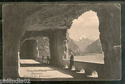 Switzerland 1907 Lucerne Lake Axenstrasse look after Bristen Used View Post Card