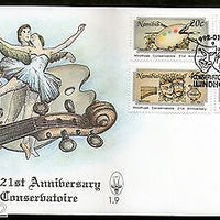 Namibia 1992 Windhoek Conservatoir Anni. Art Painting Violin Sc 706-9 FDC #16375