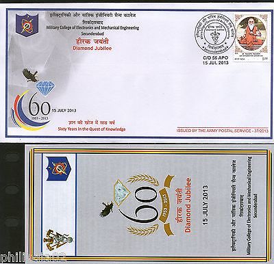 India 2013 Military College of Electronics Mechanical Engineering APO Cover 6547