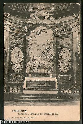 Spain 1920 Tarragona Cathedral Capilla de Santa Tecla Used View Post Card #110