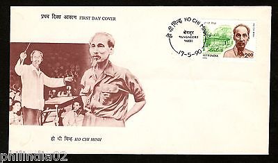 India 1990 Ho Chi Minh Vietnamese Leader Patriot Phila- 1233 FDC # 6459