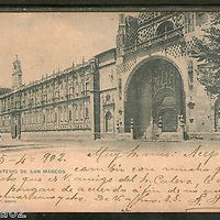 Spain 1902 Leon Monasterio De San Marcos Hauser & Menet Used View Post Card #84