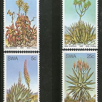 South West Africa 1981 Aloe Erinacea Plants Trees Flora Sc 475-78 MH # 4276