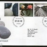 Great Britain 2000 Millennium Projects Water & Coast Stones Frog 4v FDC # F23