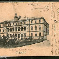 Spain 1901 Corunna Institute of Guarda Architect Used View Post Card # 1454-35