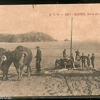 Spain 1914 Blanes Sardinals boat Transport Used View Post Card # 1454-125