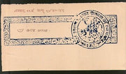 India Fiscal Badu Thikana Jodhpur State 8 As Stamp Paper pieces T15 Revenue # D