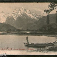 Switzerland 1910 Walensee Mt. Glärnisch & Rautispitz Lake Used View Post Card 17