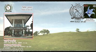 India 2014 Mercara Downs Golf Club Medikeri Centenary Sport Special Cover 18504A