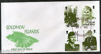 Solomon Islands 2002 Battle of Guadalcanal US Military Sc 948-51 FDC # 6090