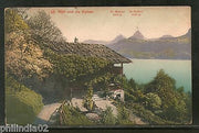 Switzerland 1909 Rütli and the myths Mountain Lake Used View Post Card # 1454-27