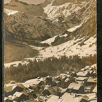 Switzerland 1937 Adelboden Steghorn u Wildstrubel Used View Post Card to India 4