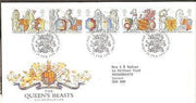 Great Britain 1998 Queen's Beasts Coat of Arms FDC # 18211