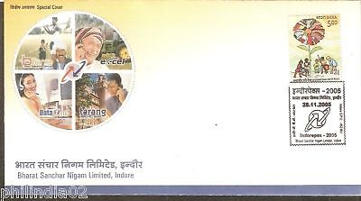 India 2005 INDOREPEX Bharat Sanchar Nigam Ltd. Sp. CVR